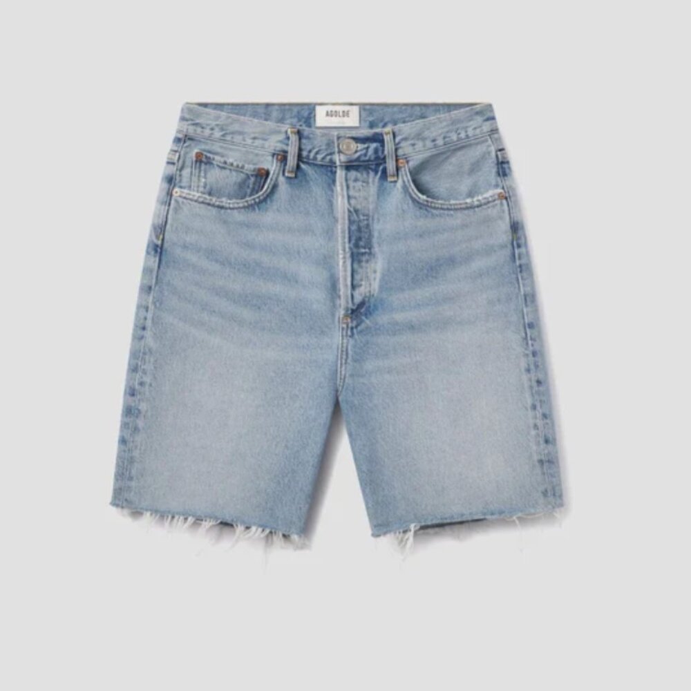 Agolde 90s shorts light blue denim